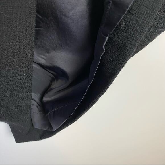 Burberry 100% Wool Black Sheath Dress Vintage Authenticated Size 8 - Picture 8 of 14